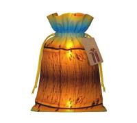 Reeds By The River Printed Drawstring Gift Bags,Various Sizes, Bulk Plastic Packaging Bags