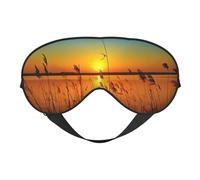 Reeds by The River Printing Rest Sleep Eye Mask, Soft Eye Mask for Home & Camping, Blocks Light, Comfortable for Most Users