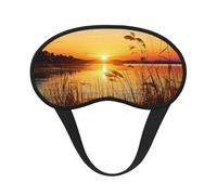 Reeds by The River Sleep Mask for Men Women Blackout Eye Masks for Sleep, Relaxing Zero Pressure Night Blindfold Soft Breathable Eye Cover for Travel, Night Work, Nap, Office
