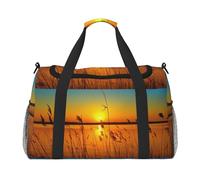 Reeds by The River Travel Duffel Bag Large Foldable Waterproof Overnight Bag Beach Swim Bags Pool Sports Gym