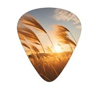 Reeds in the wind Patterned guitar picks - (thin/medium/thick) free to choose, suitable for all kinds of string instruments,