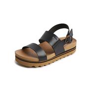 Reef, Black/Tan, 6 Women's Vista Hi Buckle Sandal, 6, 4 UK