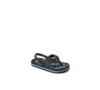 Reef Boys Kids Little Ahi Aquifier Palm Sandals - Black/Blue - Size UK 4 Infant