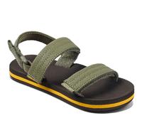 Reef Boys Little AHI Convertible Casual Beach Pool Sandal Flip Flop - Olive