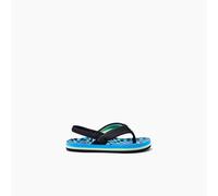 REEF - Little Ahi Kids Flip Flops - Swell Checkers - Boys Beach/Summer Sandals