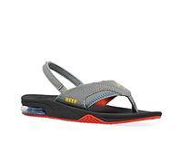Reef Boys Little Fanning Sandal, Red/Yellow, 3 UK
