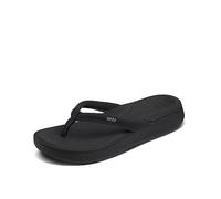 REEF Women's Cushion Cloud Flip-Flop, Black, 4 UK