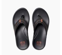 Reef - Leather flip-flops - Cshn Phantom 2.0 LE Black/Coffee for Men in Leather - Size 9 US Black 9 US