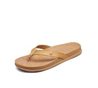 REEF Cushion Porto Cruz Women's Flip Flop Sandal, Soft Cushion Footbed, Arch Support, Natural, 4.5 UK