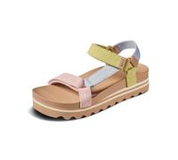 REEF Cushion Rem Hi Women's Platform Sandal, Adjustable Strap, Arch Support and Heel Cupping, Meringue, 2.5 UK