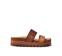 Reef Womens Cushion Vista Hi Sandals Beige Size 6.5