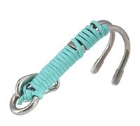 Reef Drift Hook - 135mm 316 Stainless Steel Double Head Diving Hook with Safety Rope | Sea Water Resistant Double Hooks for Cave Diving | Equipment