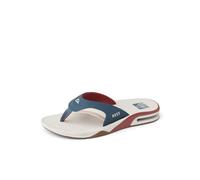 Reef Fanning Men's Bottle Opener Flip Flop, Arch Support, Durable Outsole, Water Friendly, Varsity, 15