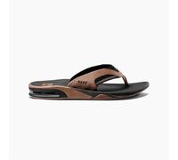 Reef Fanning Flip Flops - Black & Tan - UK 8 (EU 42)