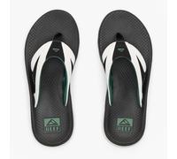 Reef Fanning Mens Toe-post Sandals White/black/green - Size UK 12