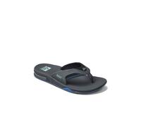 Reef Men's Fanning Flip-Flop, Gunmetal/Ocean, 10 UK