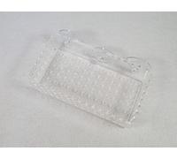 Reef Geeks Mushroom Coral Frag Box - UK-Made Reef-Safe Fragging Container with Suction Cups for Mushroom Coral Propagation - High-Flow Design for Safe Attachment (Clear)