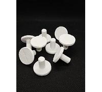 Reef-Geeks,Premium Textured Coral Frag Plugs - Natural Coral Sand, High-Flow Mushroom Design, Ideal for SPS/LPS/Soft Coral Propagation - Fits Frag Racks & Egg Crate - 30mm Top (25)