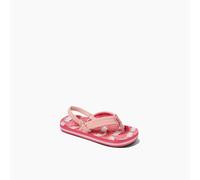 Reef Girls Little Ahi Rainbows And Clouds Sandal - Pink - Size UK 3 Infant