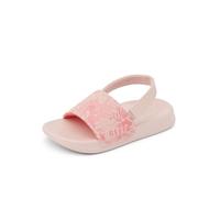 Reef Girl's Little One Slide Sandal, Flower Field, 4 Toddler