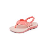 Reef Girl's Little Santa Ana Flip-Flop, Coral Sunset, 12 Little Kid