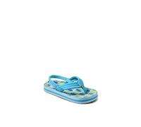 Reef Boys Little Ahi Sandal, Blue Fish, 9 UK Child