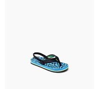 (7K UK, Swell Checkers) Reef Children Kids Little Ahi Summer Beach Pool Sandals Thongs Flip Flops