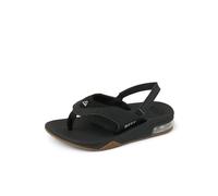 Reef KIDS BOYS SANDALS, LITTLE FANNING, BLACK/SILVER, 10 UK