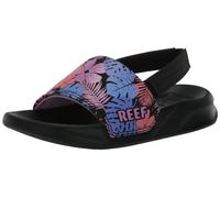Reef Girls Little One Slide Sandal, Purple Fronds, 5 UK Child