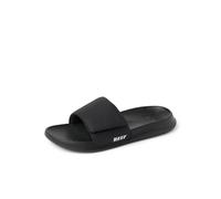 Reef Kids Salty Adjustable Strap Slides - Black/White - 13K