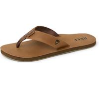 Reef Men's Leather Smoothy Flip-Flop, Brown (Bronze Brown), 9 UK