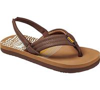Reef Little Ahi, Boys’ Flip Flops, Brown (Dark STRI Dsi), 02/03/2018 UK (19/20 EU)