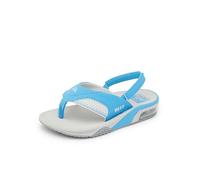 Reef Little Fanning Flip-Flop, Light Grey/Light Blue, 5 UK Child