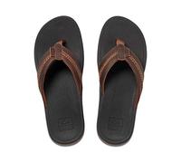 Reef LTHR ORTHO-BOUNCE COAST, Men’s Flip-Flop, BLACK/BROWN,