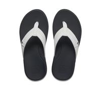 REEF MENS CUSHION PHANTOM 2.0 FLIP FLOPS.WHITE CHARCOAL ARCH SUPPORT SANDALS S24