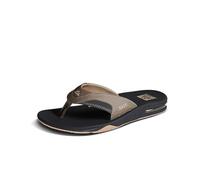 REEF Men's Fanning Flip-Flop, Fossil/Raven, 8 UK