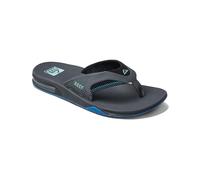 Reef Men's Fanning Flip-Flop, Gunmetal/Ocean, 7 UK