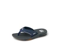 Reef Men's Fanning Flip-Flop – Beach & Pool Sandal – Navy/Grey 13 UK