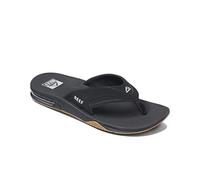 Reef Fanning, Men's Flip-flop, Black (Black / Silver), 11 UK (12 US)