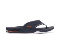 Men's Reef Men's Fanning Sandal Navy/Orange Tropic - Size: 10