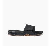 Reef Men's Fanning Slide Flip-Flop, Black Silver, 10 UK