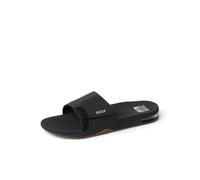 Reef Men's Fanning Slide Flip-Flop, Black Silver, 5 UK