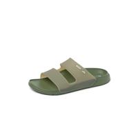 Reef Mens Oasis Double Up Cushioned Sandals Sliders - Stone - 11 UK
