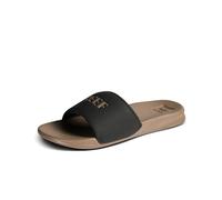 REEF Men's One Slide Sandal, Black/Fossil, 4 UK