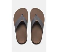 The Raglan Flip Flops in Fossil & Grey
