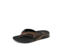 Reef Men's Fanning Flip-Flop, Black and Tan, 5 UK