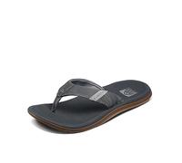 (12 UK, Grey) Reef Mens Santa Ana Summer Beach Holiday Sandals Thongs Flip Flops - Grey