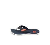 Reef Mens Santa Ana Sliders Sandals Flip Flops - Navy/White/Orange - 12 UK