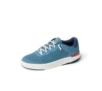 REEF Men's Shoreline Del Mar Shoe, Breathable Knit Upper, Lightweight & Flexible, Cushion Footbed, Elastic Laces, Navy/White/Red, 11