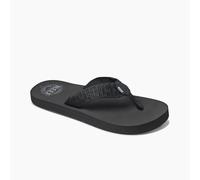 Reef Mens Smoothy Flip-Flop Black Textile - Size UK 12